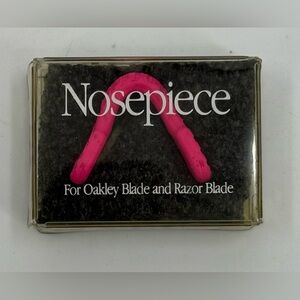 Oakley Razor Blade/Blade OEM Hot Pink & Black Nose Piece Pre-Owned In Box